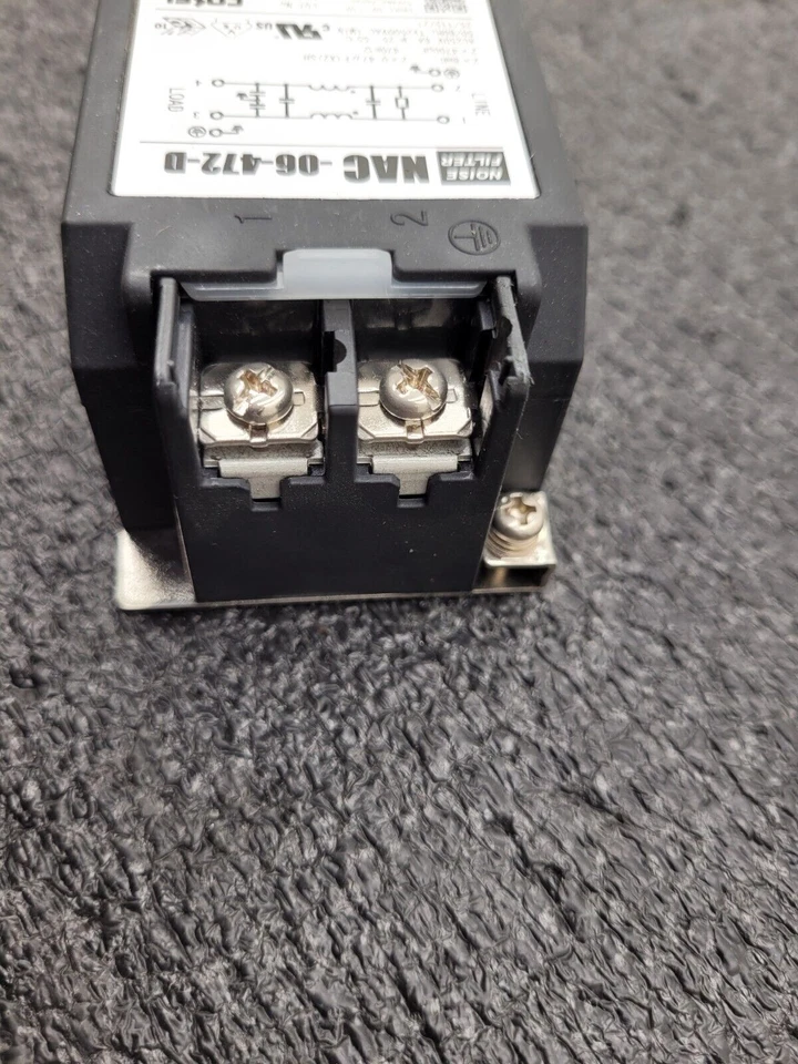 Cosel NAC-06-472-D Power Line Noise Filter 6A 6 AMP 250VAC 50/60Hz 2 Lines - Image 3 of 4