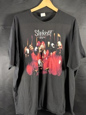 Vintage 1999 Slipknot Self Titled Album Graphic Band Tee Nu Metal
