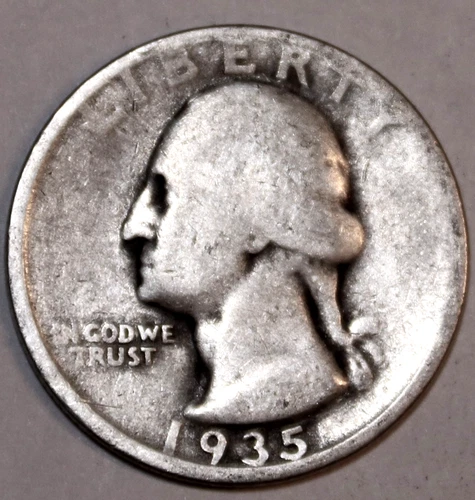 1935-D Washington Quarter - Very Good - #0312EA