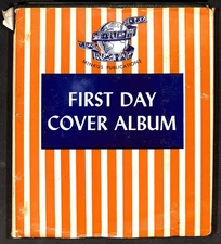 United States Stamp Collection in Minkus First Day Cover Album, 1954-1959