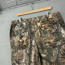 Realtree Hunting Cargo Pants Camo Side Elastic Waistband L S5444-7-C11 NWOT