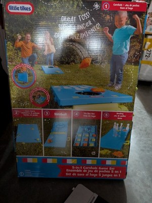 Little Tikes Cornhole Game Set 5 In 1 Indoor Outdoor Toy   Lawn Darts