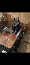 Vintage Singer, Industrial Sewing Machine With Table