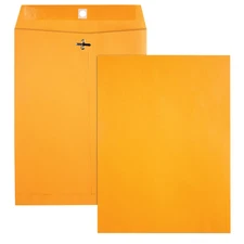 Office Depot Brand Manila Envelopes, 10" x 13", Clasp Closure, Brown Kraft, Box