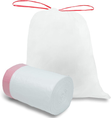 O2Frepak 8 Gallon Drawstring Tall Kitchen Trash Bags,Clean Fresh Scent and Heavy