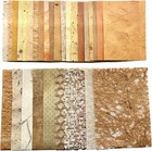 Textured Scrapbook Paper 51 Sheets Decoupage Mesh Fabric Craft Supplies New