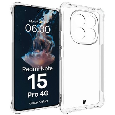 Handyhülle für Xiaomi Redmi Note 15 Pro 4G Bizon Case Cover Etui Transparent