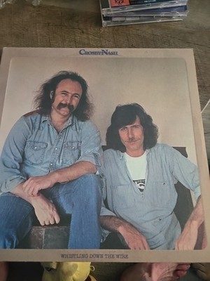 Crosby-Nash Whistling Down the Wire 12'' Vinyl LP ABC Records 1976 EX