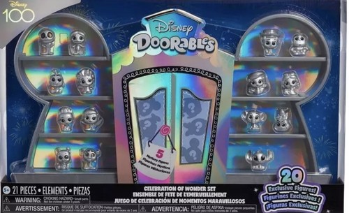 Disney Doorables Disney100 Celebration of Wonder Juego Exclusivo 21 Piezas Nuevo en Caja - Imagen 3 de 7