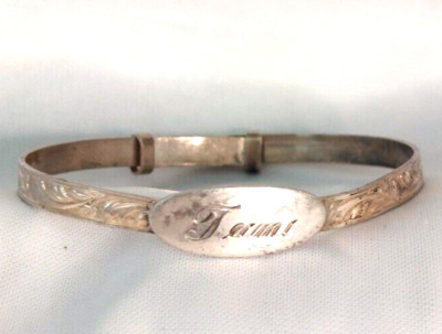 1978 Art Deco TJM Jeweler Todd Joanie Muhlfelder ''Tami'' Sterling Silver Bracelet