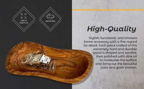 Mediterranean Olive Wood Multi-Purpose Bowl - Picture 3 of 7