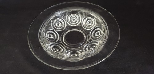 Vintage Butter-/Käseschale aus Pressglas mit Kuppel - Bild 7 von 9