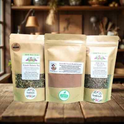 3-Part Ayurvedic Female Support Kit - Herbal Relief for Women (Under 50)