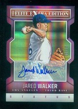 2014 Elite Extra Edition Status Purple Autograph Jared Walker 40/75