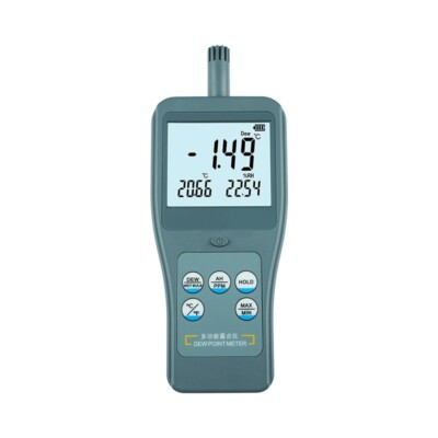 Dew Point Meter Dew Point Measurement with Resolution 0.01 6 Test Parameters