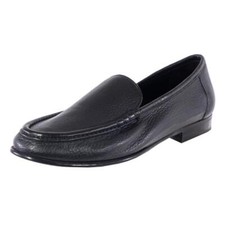 NEW COLE HAAN Resort Flats Loafers 8 D Deerskin black ITALY Memory Flex Comfort