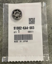 OEM Honda CR125R CR250R CR500R Water Pump Inner Bearing 91002-KA4-003