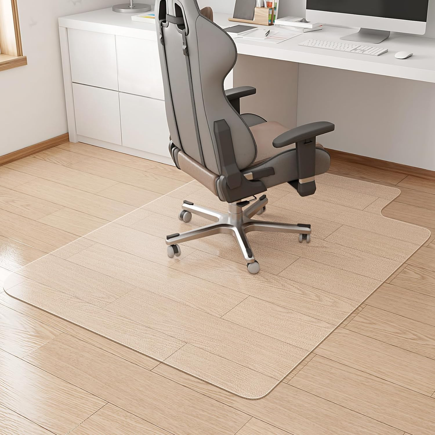 KMAT Office Chair Mat for Carpet,Easy Glide Hard Wood Tile Floor Mats