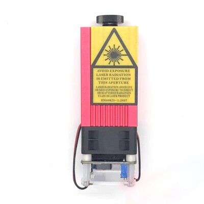 High Power 638nm 1200mw Red Focusable Dot 1.2W Cutting Laser Diode Module 12V