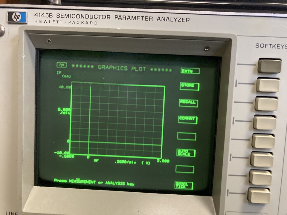 HP 4145B Semiconductor Parameter Analyzer Hewlett Packard | eBay