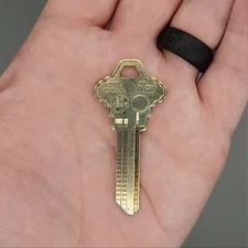 5x Ilco SC1247 Key Blanks Schlage 1247 Keyway Nickel Silver 6 Pin NOS