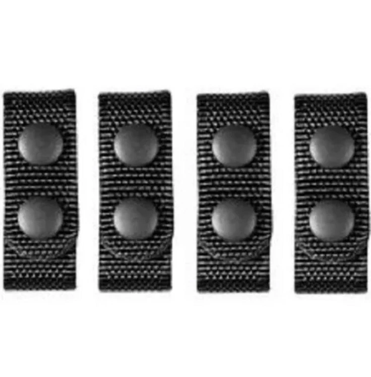 Bianchi Ranger Belt Keeper 4 Pack - Snap Closure - Black Snap- Model 7406 NIP - Image 4 of 4