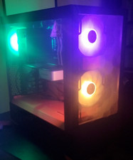 Halloween-Themed Gaming PC  RTX 3060 Ti  Ryzen 5 3600  16GB RGB RAM