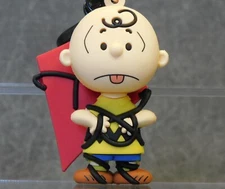 Peanuts NEW * Charlie Brown Clip * Blind Bag Snoopy Series 3 Key Chain Monogram