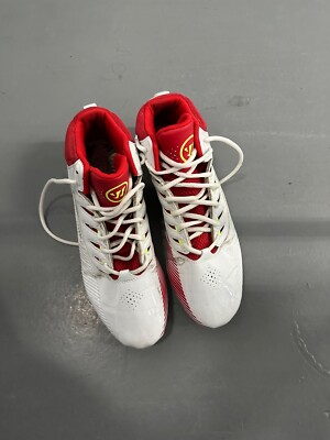 Warrior Lacrosse Cleats Shoes Diamond Red/White Mens Size 11