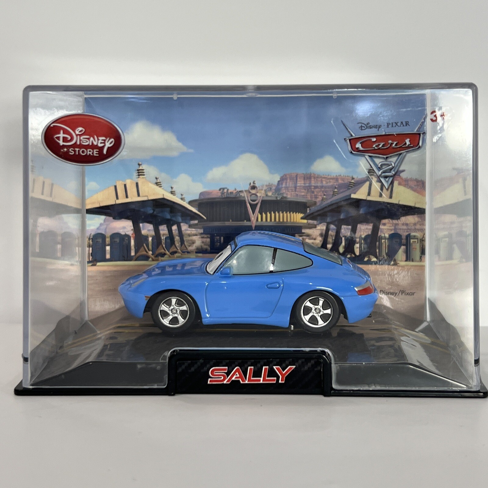 DISNEY STORE- Cars2 SALLY  1:43 Scale in Collector's Case NEW