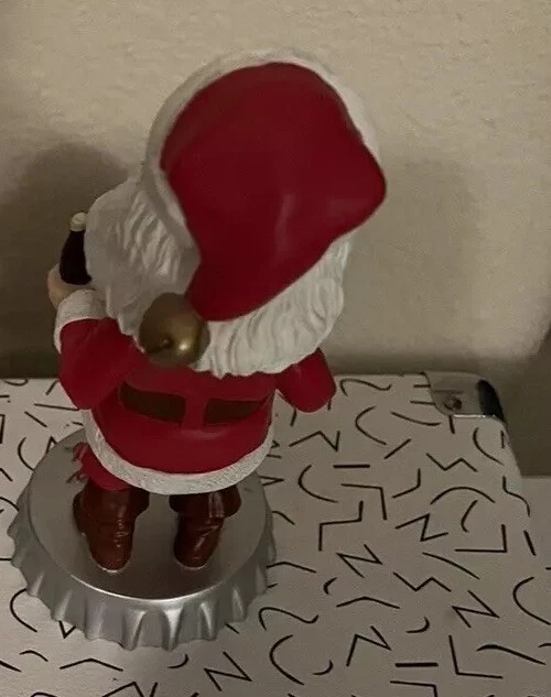 2002 Santa Claus Coca Cola Bobblehead Hardee's Coke Collectibles 6.75” - Image 4 of 4