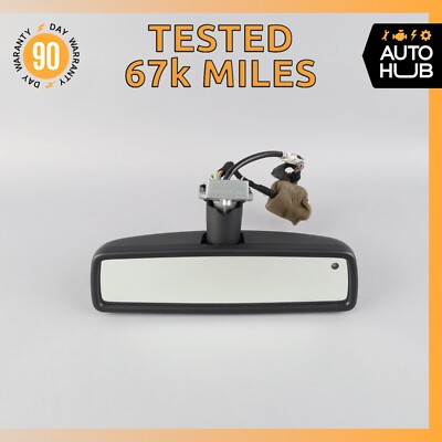06-18 Bentley Continental Flying Spur Interior Rear View Mirror Black OEM 67k
