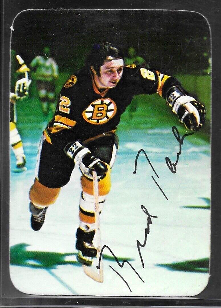 1976-77 Topps Glossy Brad Park Hockey Card Insert #2