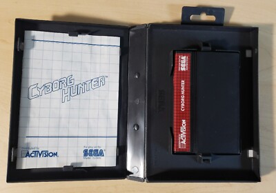 Cyborg Hunter Sega Master System 1988 With Manual Tested Fast