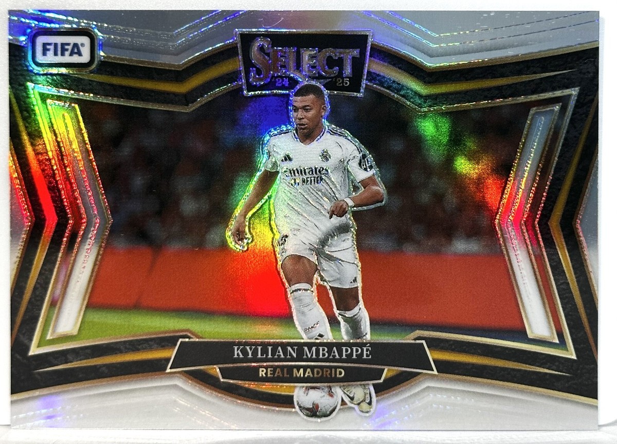KYLIAN MBAPPE SILVER FIELD LEVEL 2024-25 Panini FIFA SELECT