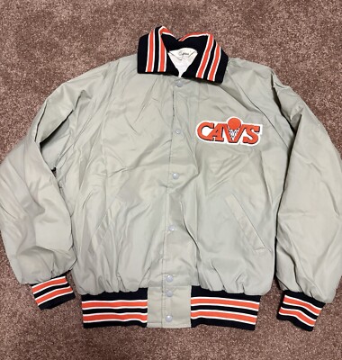 Vintage Gem Sportswear Cleveland Cavaliers Cavs Jacket Sz L Ladies New Old Stock