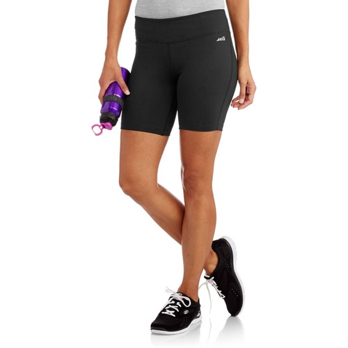 black athletic bike shorts
