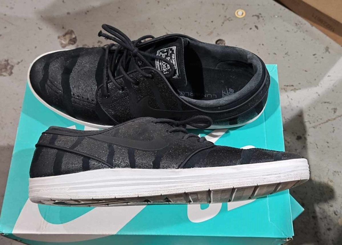 Nike Shoes Lunar Stefan Janoski Black/Anthracite-Pure Platinum