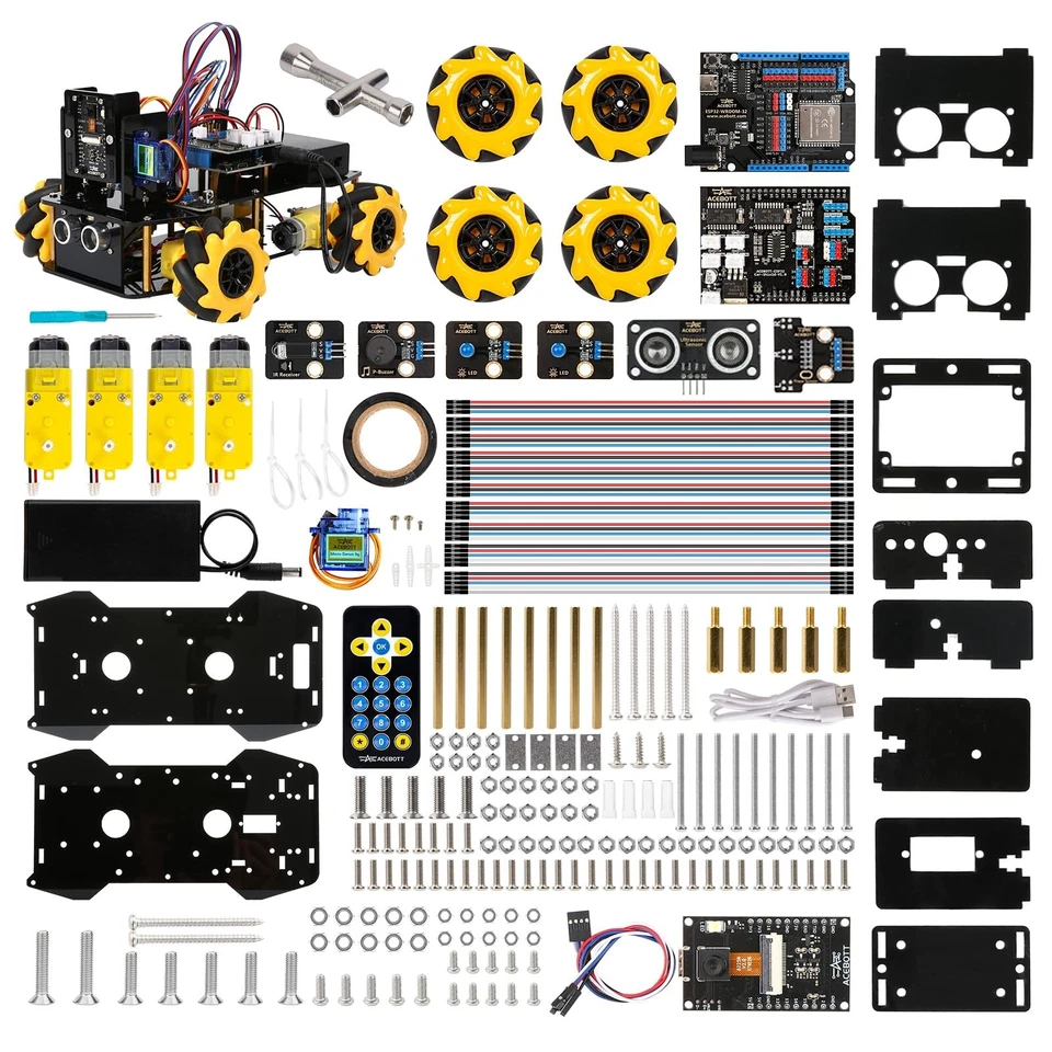 Smart Robot Car Kit, 4WD Remote Control Car Compatible with Arduino IDE, Elec... - Image 2 of 4