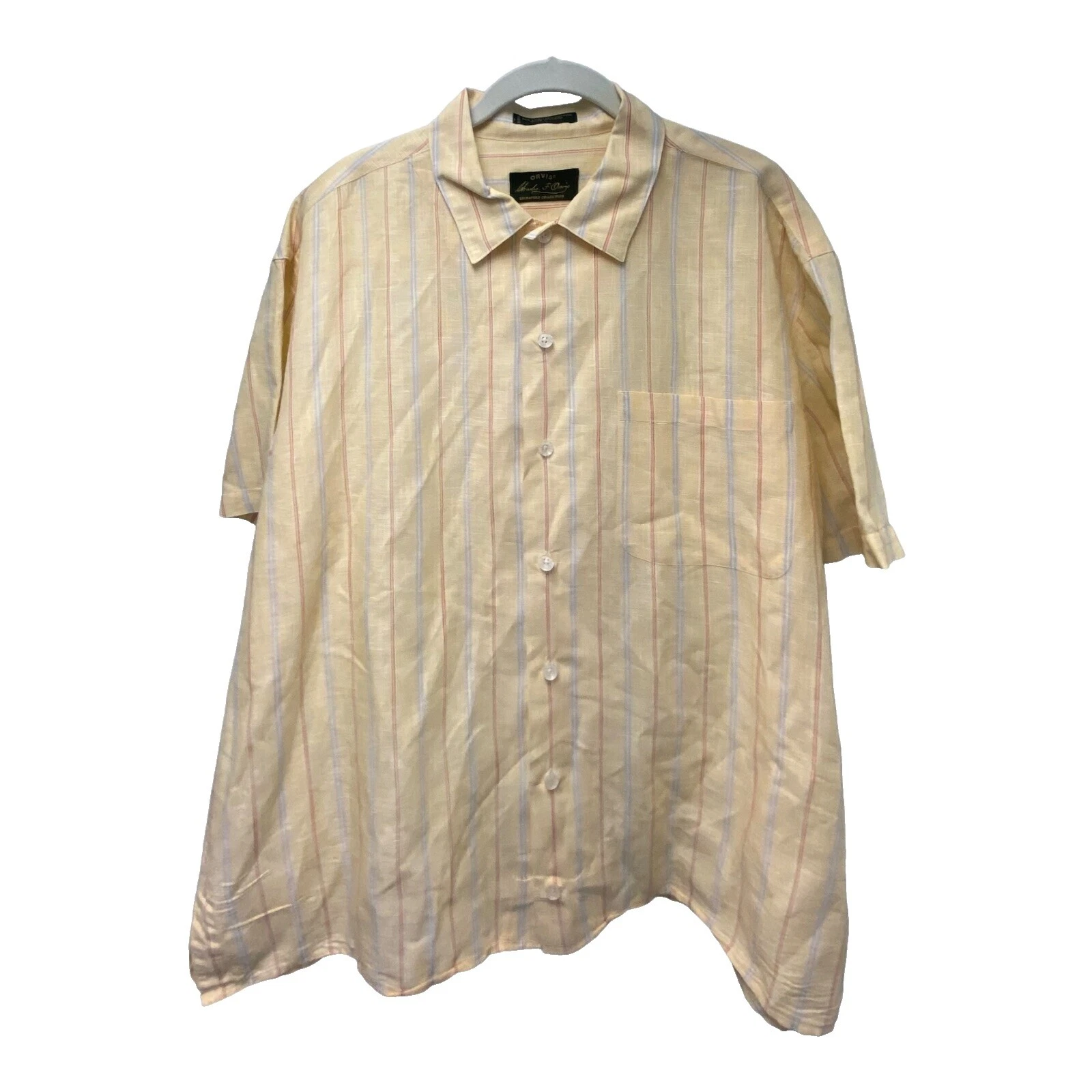 Orvis Regular Fit Striped Casual Button-Down Shirts for Men