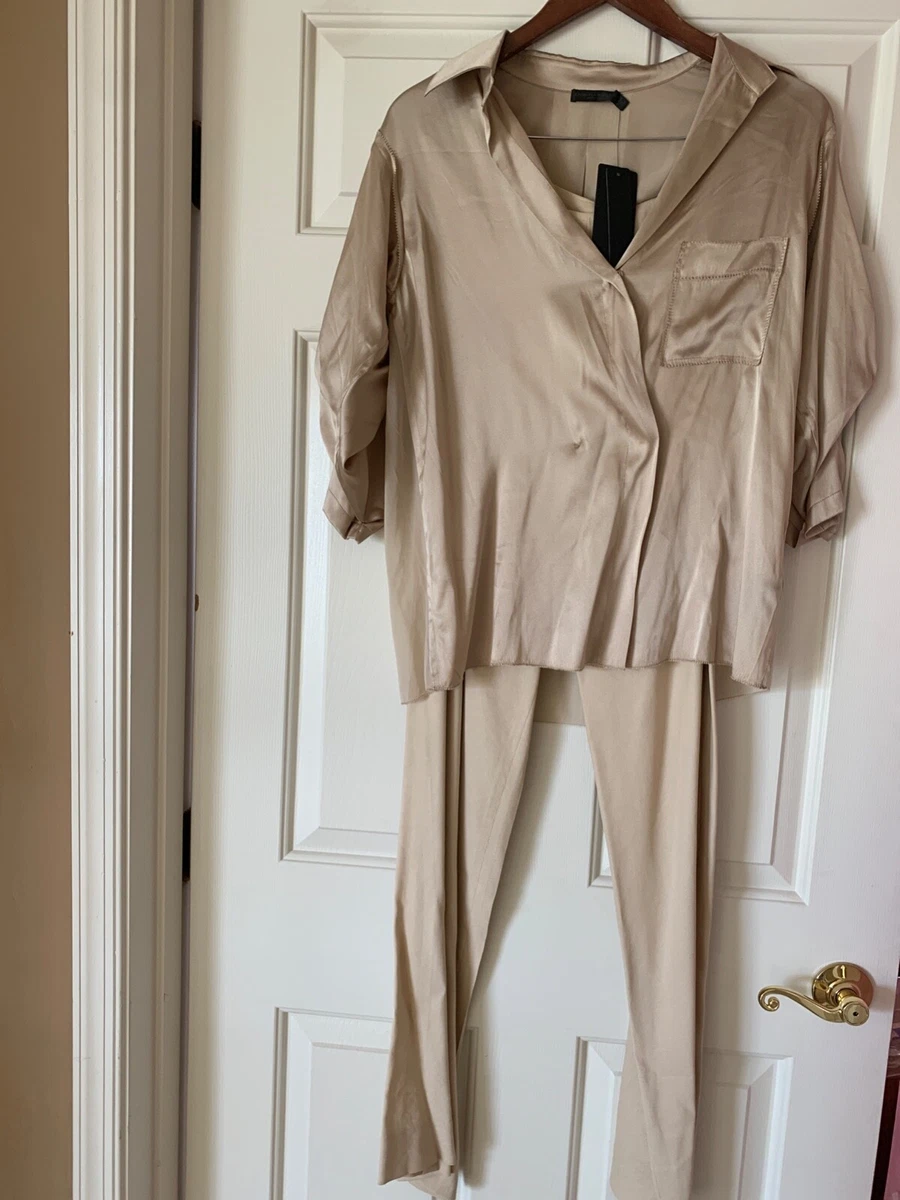 donna karan silk blouse
