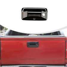 Black Trunk Tailgate Handle Cover Trim Bezels For Chevy Silveradocolorado 2014