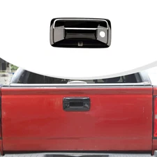 Black Trunk Tailgate Handle Cover Trim Bezels For Chevy Silverado/Colorado 2014+