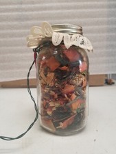 Bell Jar of Potpourri with Lights