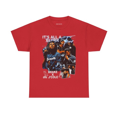 Big As The What Tour Merch | Cole & Drake Together T-shirt Heavy Cotton Quality - Picture 14 of 16