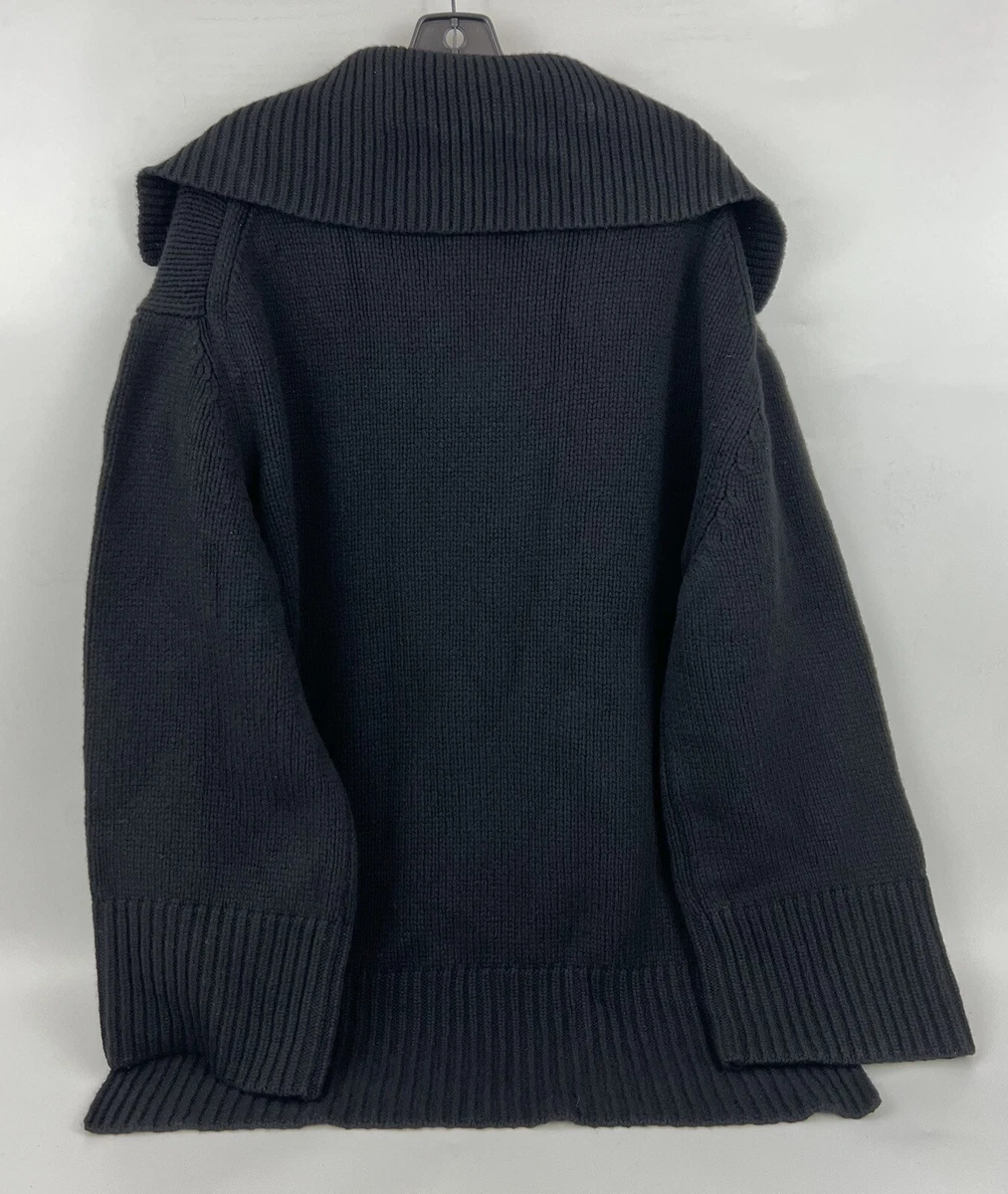 Oversized collar sweatshirt sale