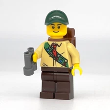 Lego BAM Boy Scout Minifigure Cub Eagle Hiker Backpack Binoculars - NEW