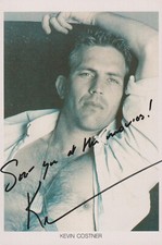 KEVIN COSTNER Original Autogramm signierte Po...