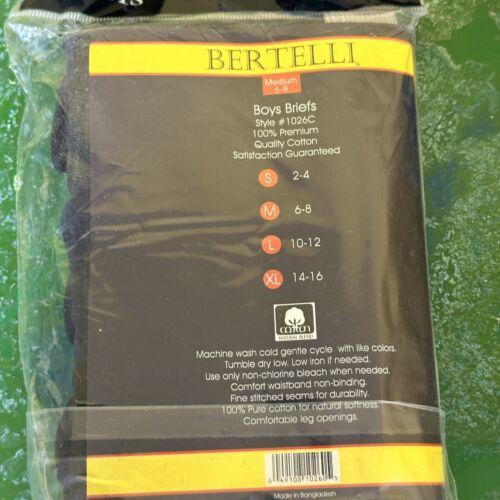 3 Packs of 3 NEW SEALED Boys Medium 6-8 Briefs Underwear Cotton 9 Total - Picture 3 of 3