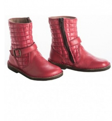 new girls PePe Rose Short Boots made in Italy leather 22, us 6 6.5 shoes Quilted